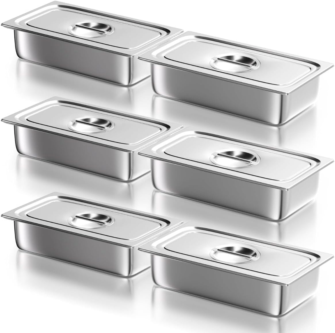 Gas Shark 6 Container Pan Outdoor Steam Table Food Warmer Cart