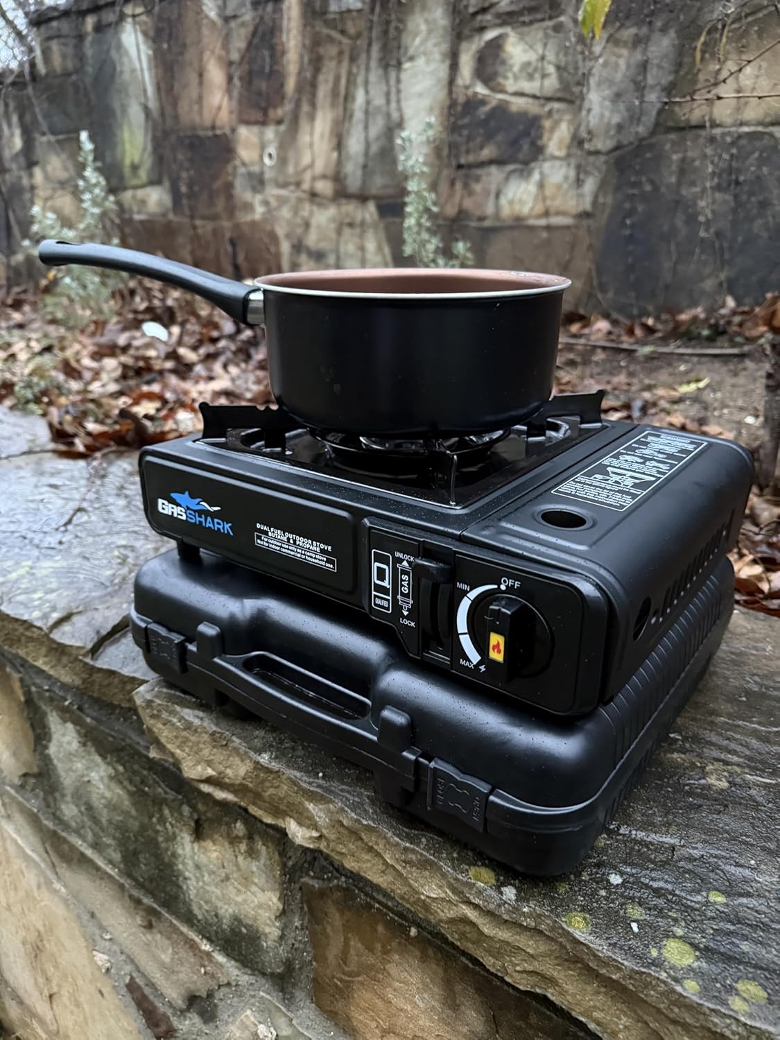 Dual Fuel Propane or Butane Portable Stove | 12,000 BTUs