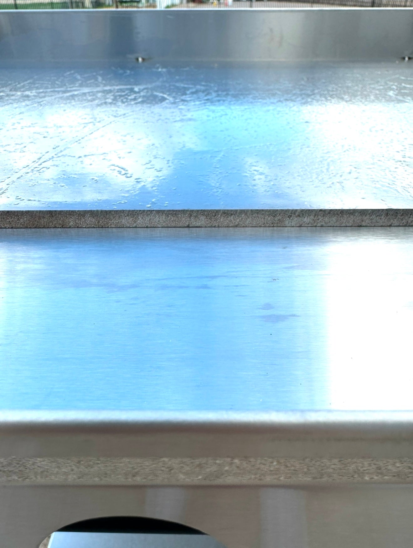 36” x 22” Griddle Flat Top Food Taco Cart w/ 2 Tank Large Deep Fryers